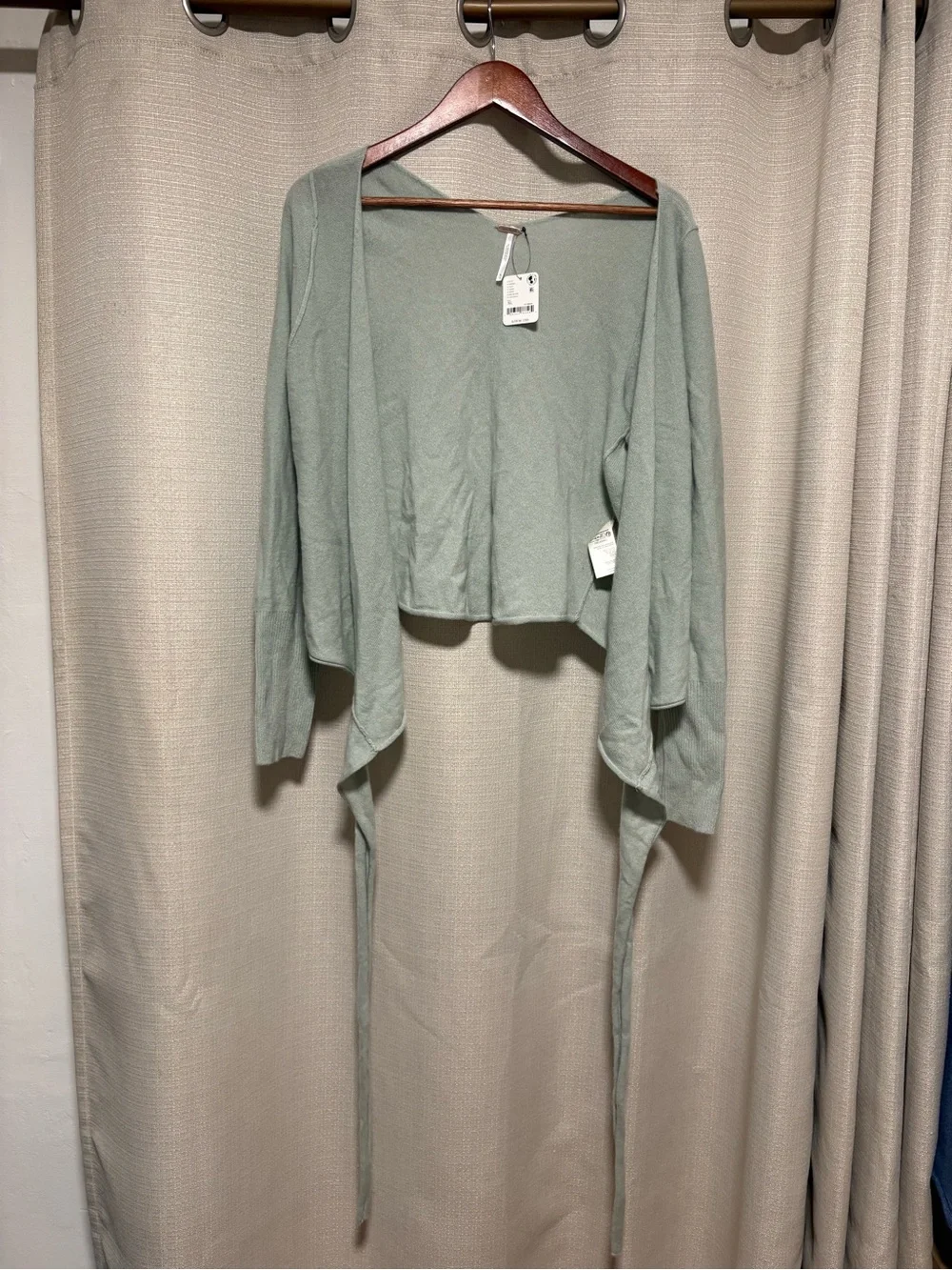 NWT Free people Cashmere Reversible Wrap Sweater